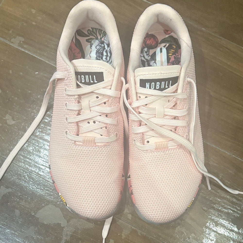 NOBULL Pink Rose Pink Butterfly Trainer Sneakers